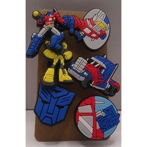 Set of 6 Shoe Charms for Crocs featuring 	Transformers	A2